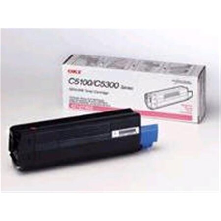 Okidata Compatible Okidata Compatible C5100/C5300 Magenta Aftermarket Toner Cartridge 42127402 42127402